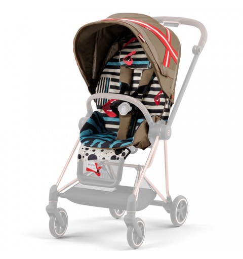 Cybex Mios 3.0 Seat Pack - tapicerka do wózka spacerowego | One Love by Karolina Kurkova